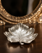German Silver Lotus Diya