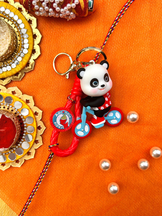 Cycling Panda Kids Rakhi
