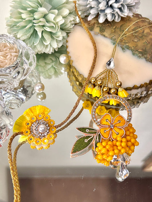 Summery Bloom Rakhi Pair