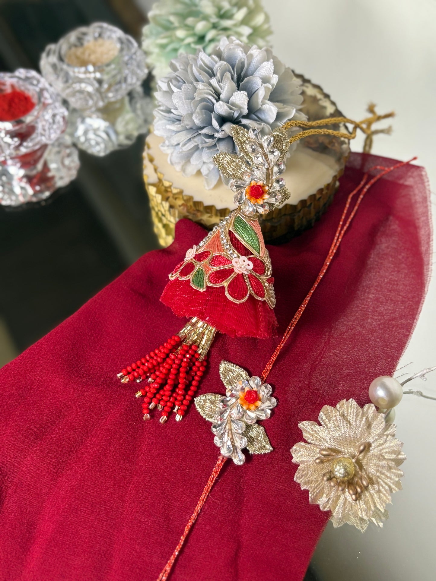 Banarasi Rakhi Pair