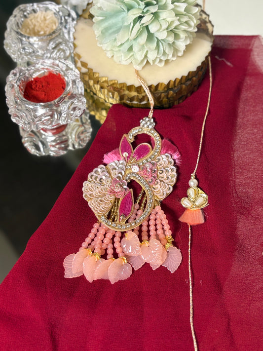 Leaf Drop Rakhi Pair