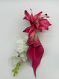 Pink Lily Bloom Hair Clip