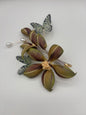 Enchanted Butterfly Floral Hair Clip
