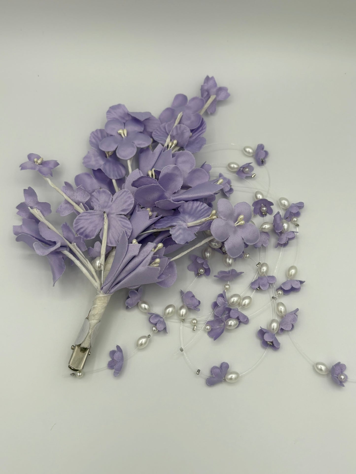 Lavender Bloom Hair Clip