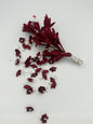 Crimson Bloom Hair Clip
