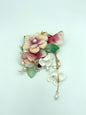 Blush Blossom Pearl Hair Clip