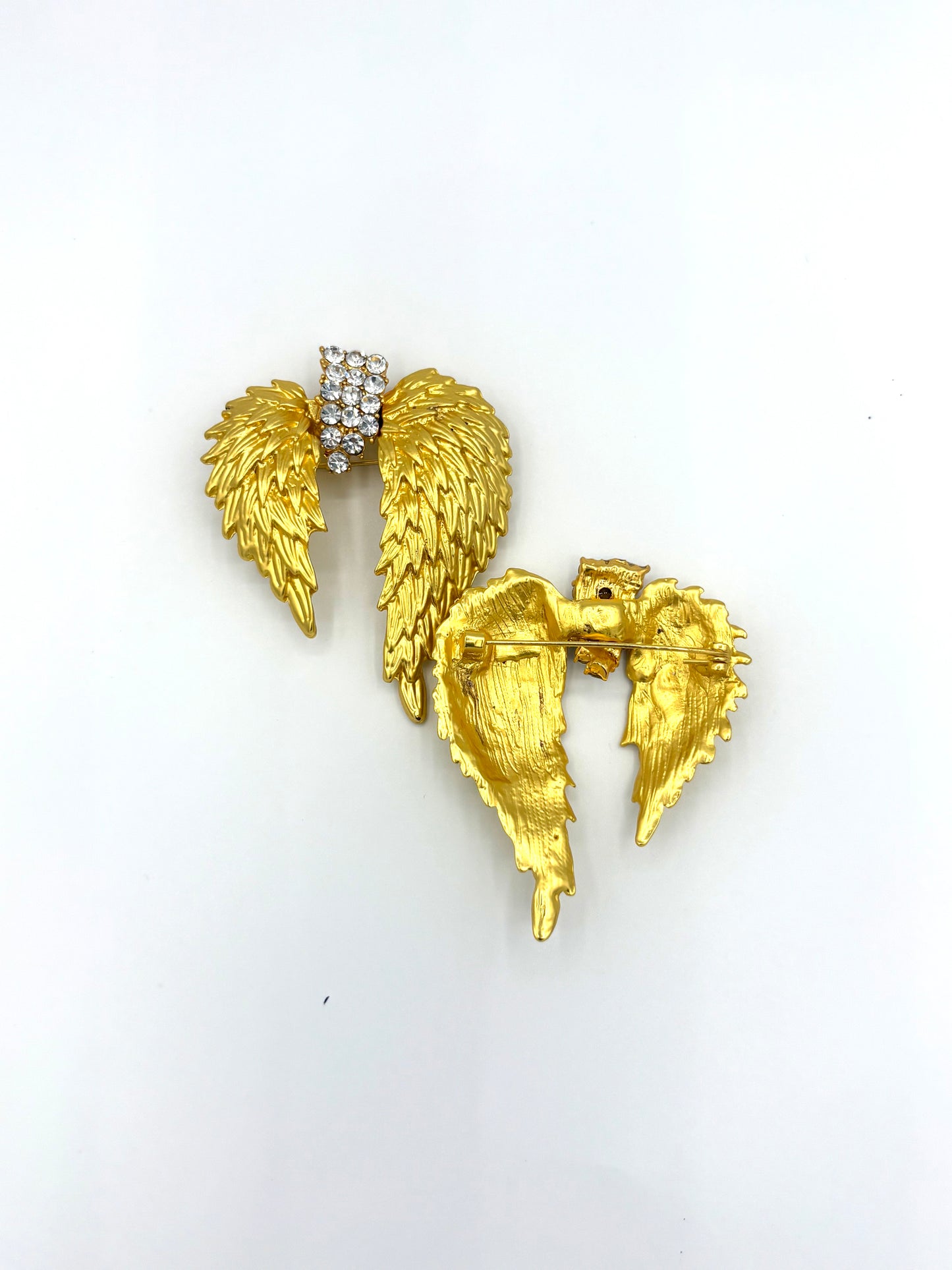 Golden Wings Brooch Pin