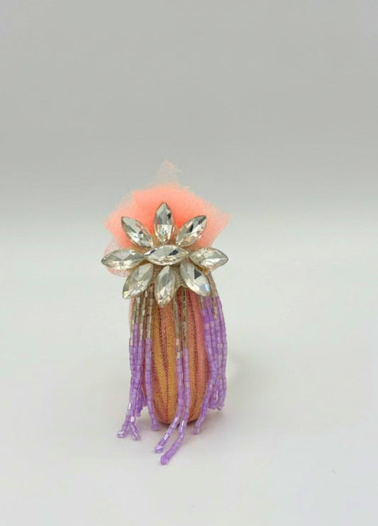 Nairyal- Purple & Peach