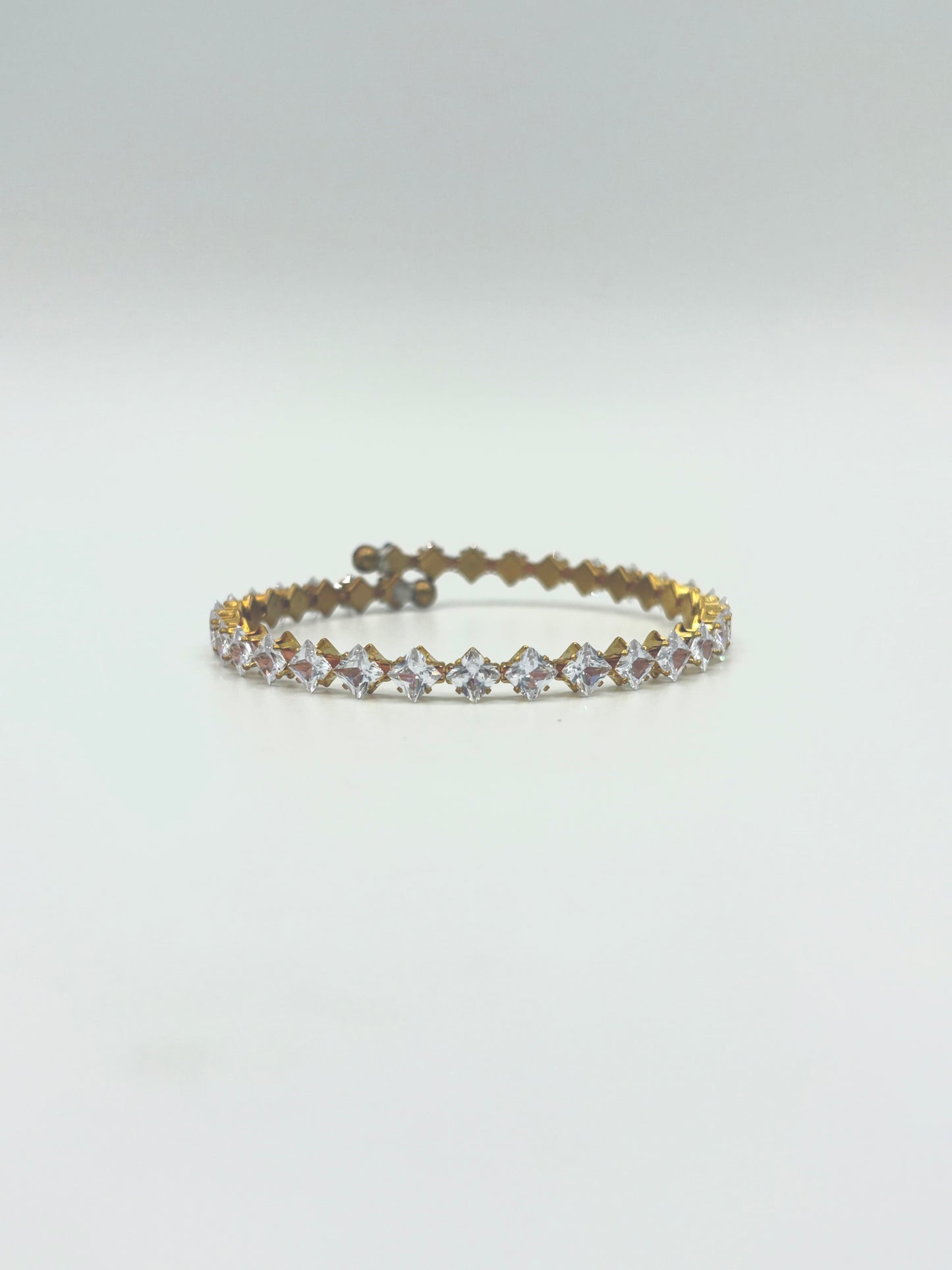 Square Cut Diamond Bracelet