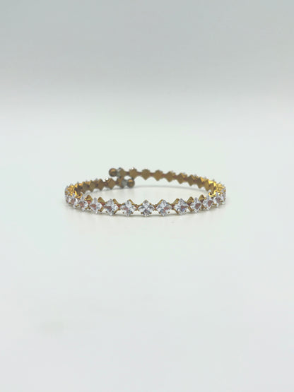 Square Cut Diamond Bracelet