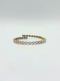 Square Cut Diamond Bracelet