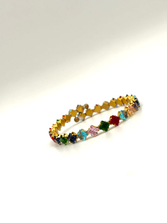 Multi Colour Stone Bracelet