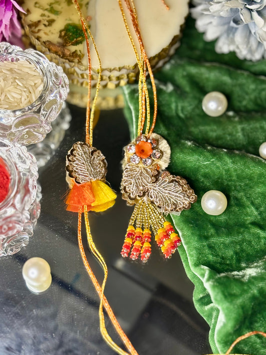 Heritage Theme Rakhi Pair