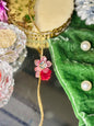 Dark Pink Flower Rakhi