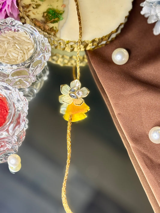 Yellow Flower Rakhi