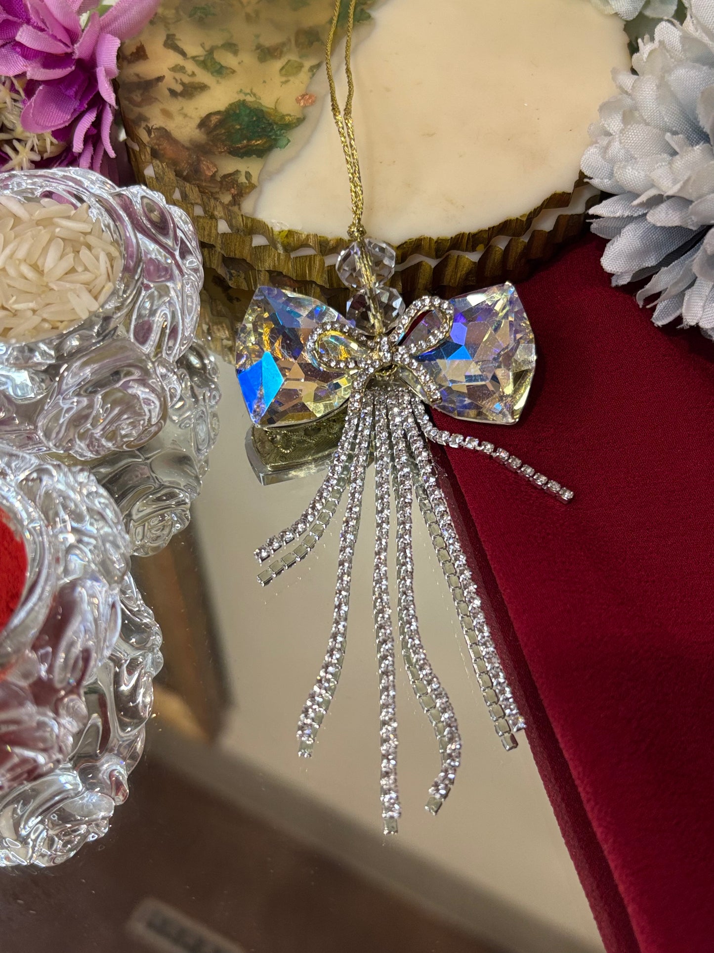Crystal Bow Lumba for Young Girls