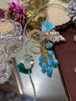 Blue Tara Work Rakhi Pair