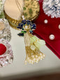Premium Ceramic Flower & Pearls Lumba