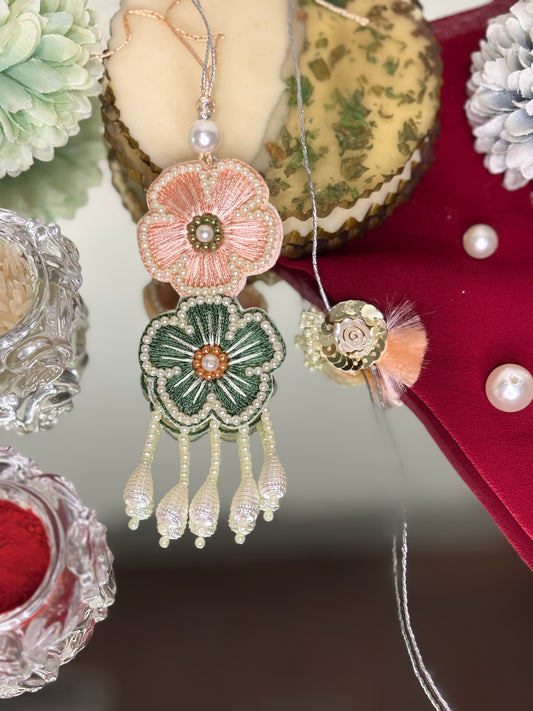 Handwork Floral Rakhi
