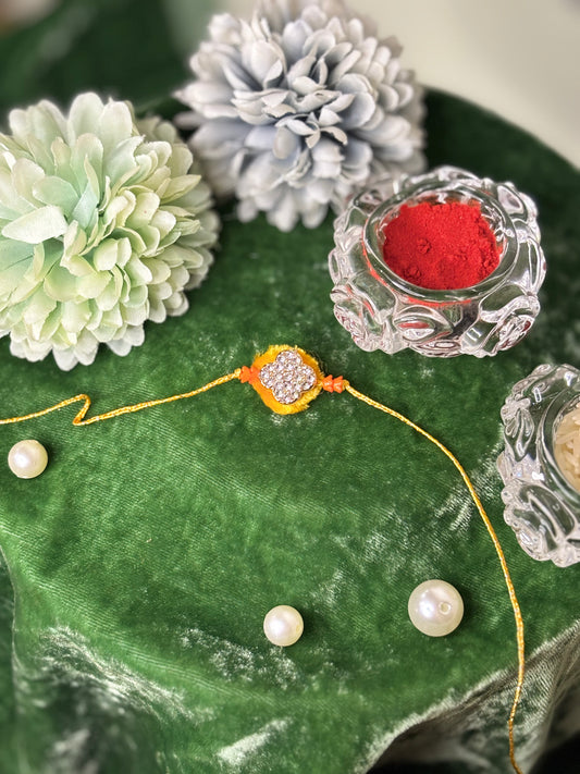 Orange Simple Rakhi