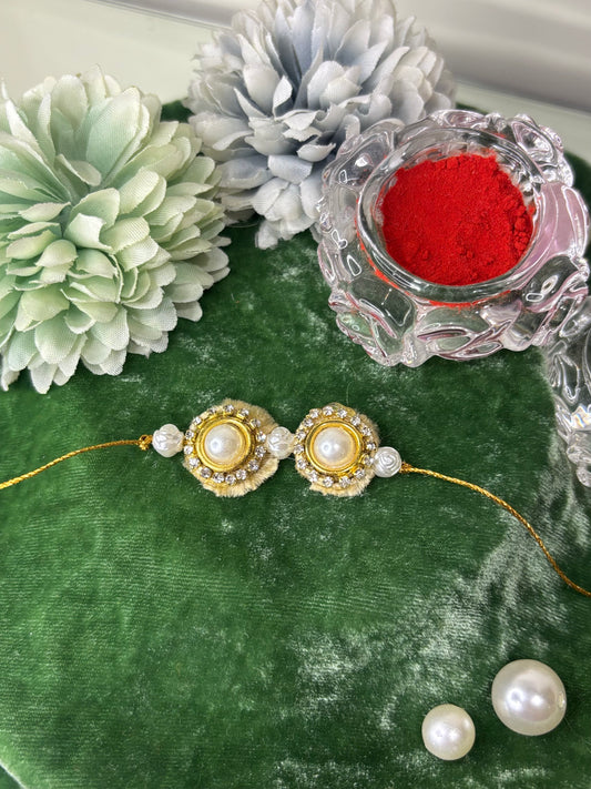 Pearl Pair Rakhi