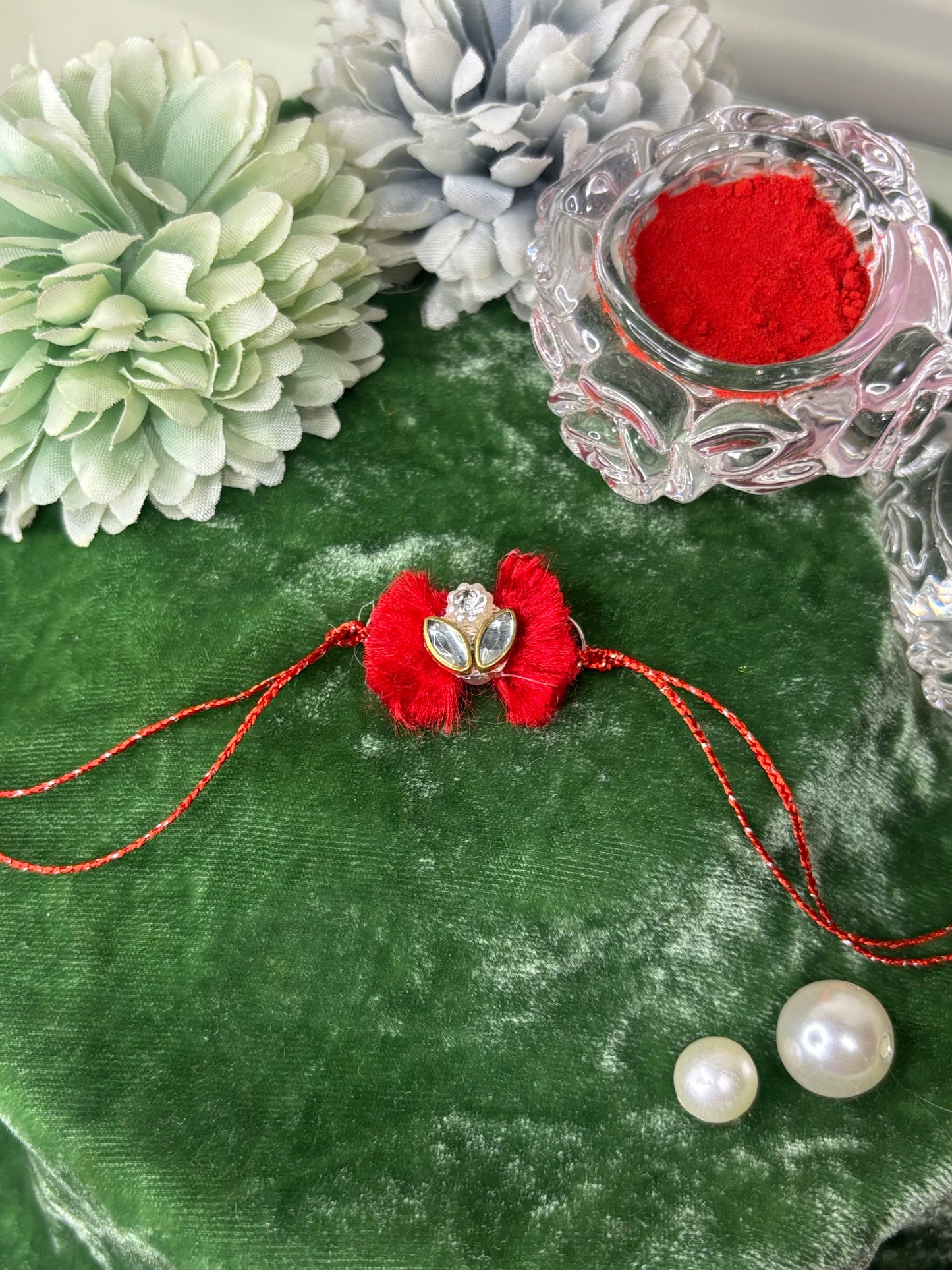 Simple Red Rakhi