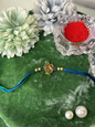Golden Peacock Rakhi
