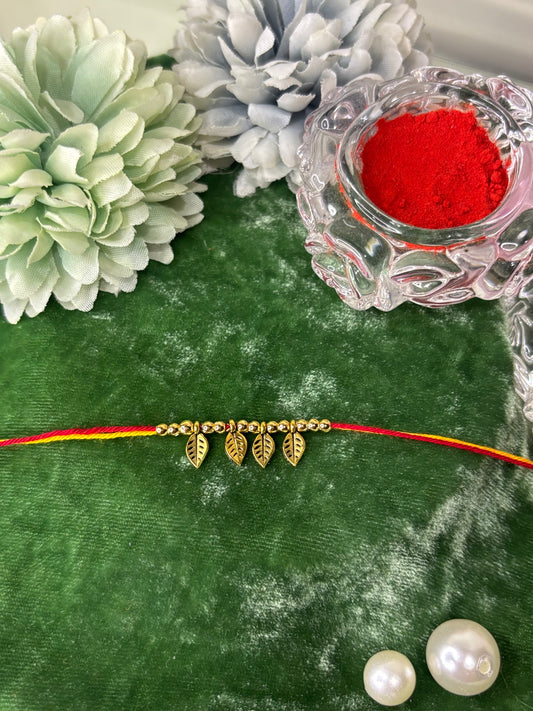 Moli Rakhi With Leaves