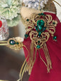 Exquisite Collection- Green & Gold Pair