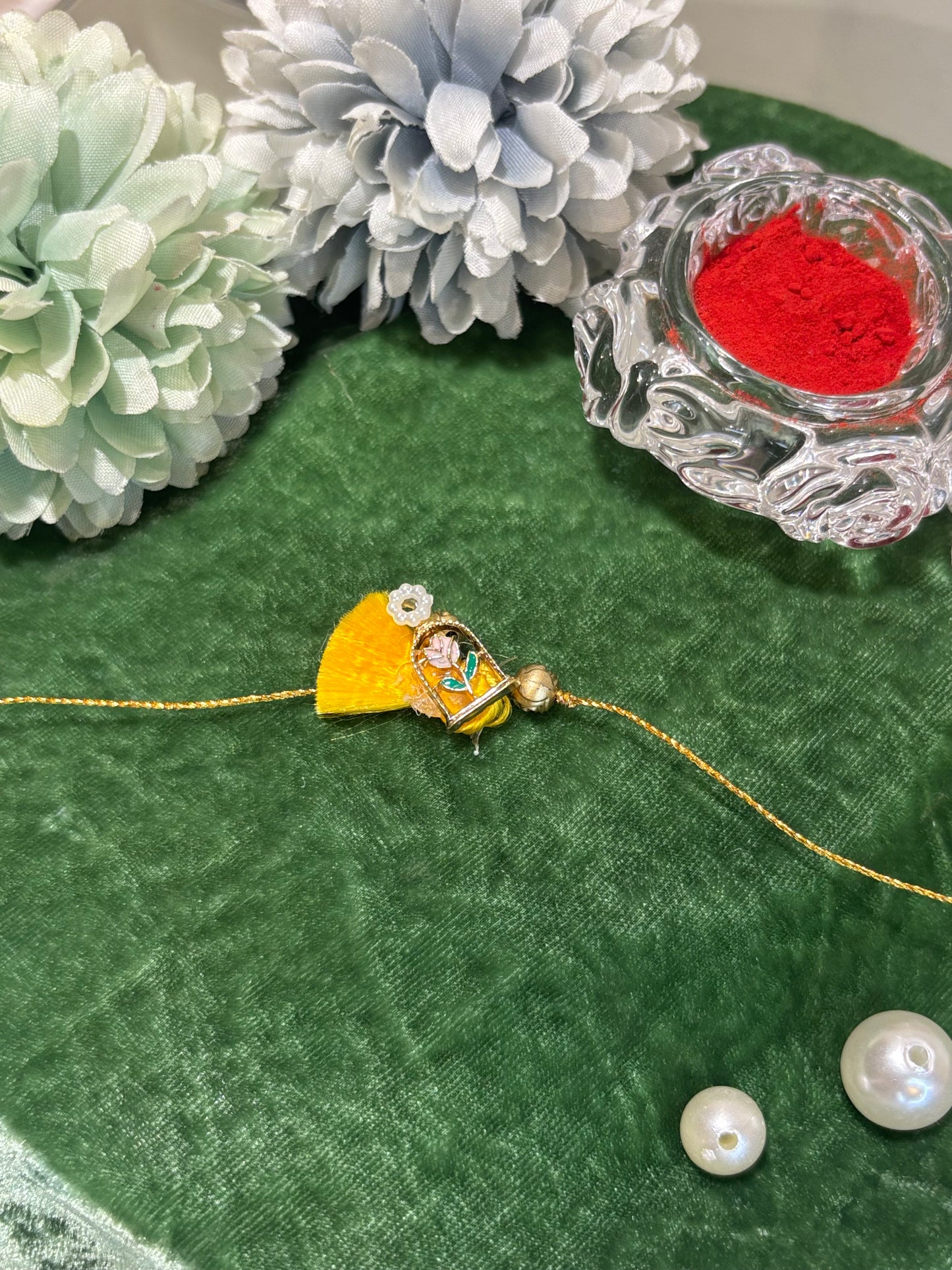 Tulip Yellow Rakhi