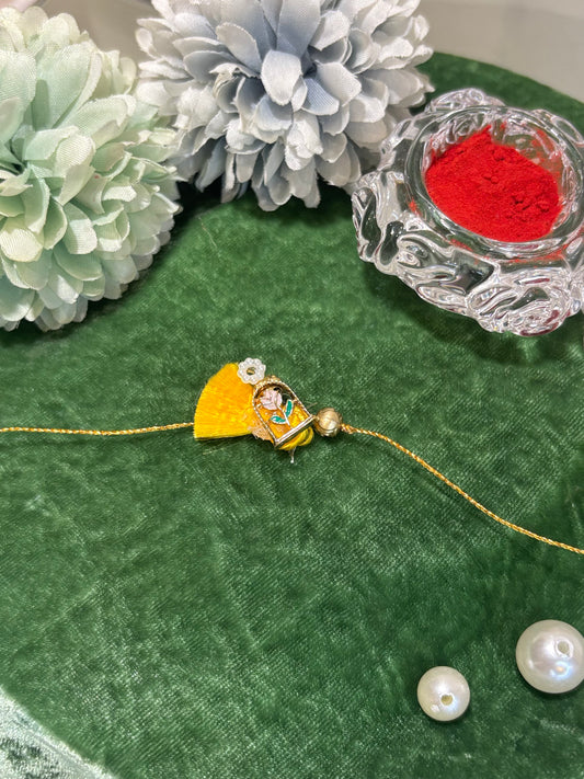 Tulip Yellow Rakhi