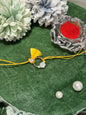 Yellow Tassel Rakhi