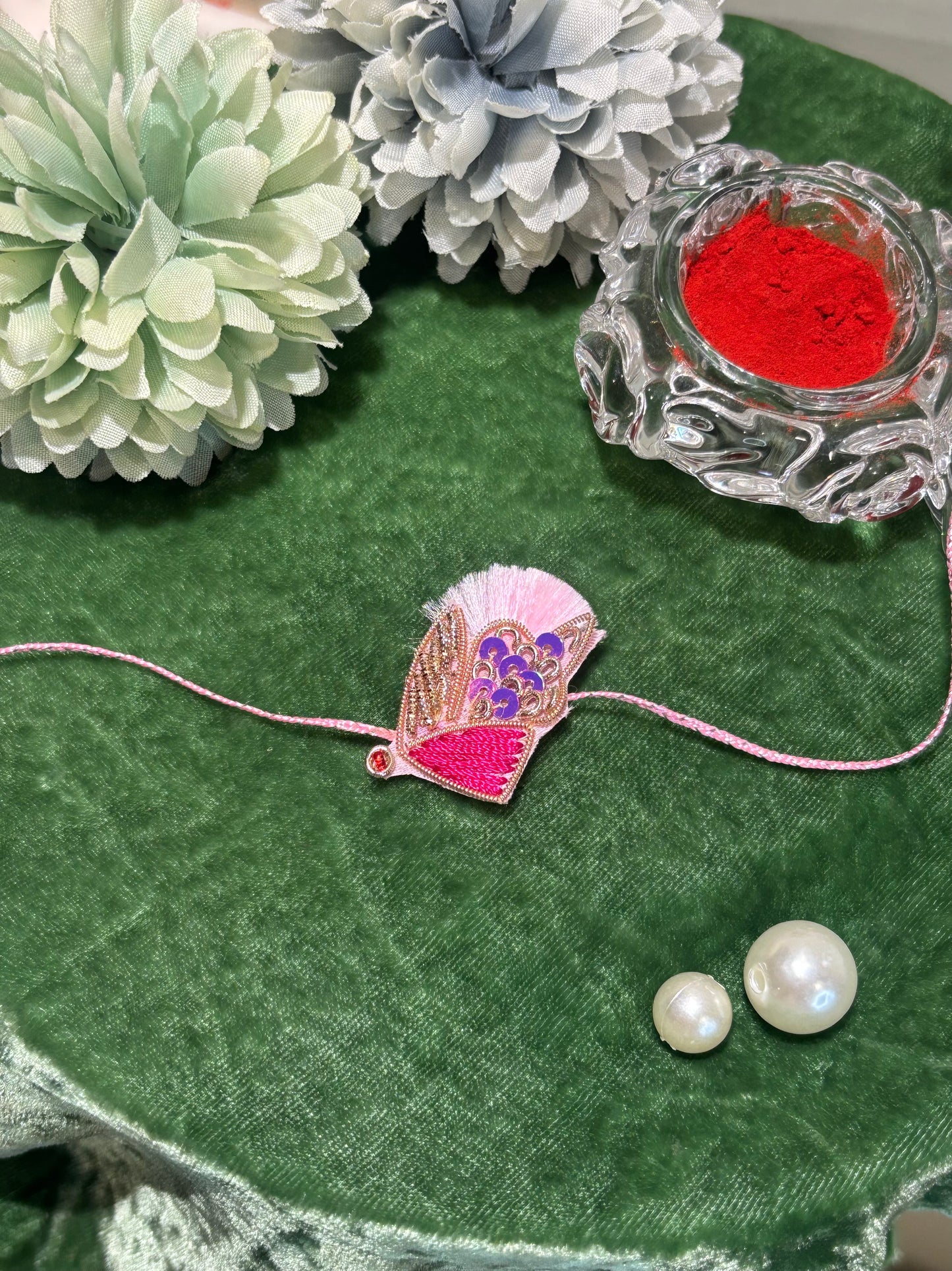 Pink Theme Rakhi