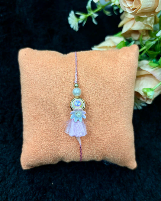 Pastel Pink Basic Rakhi