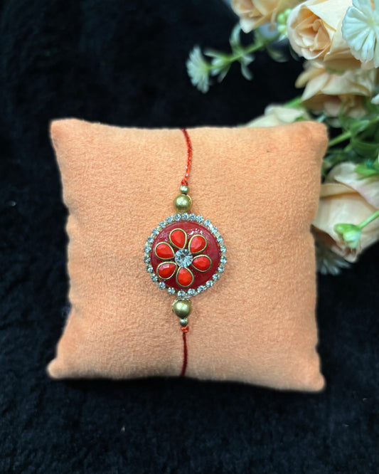 Red Udaipuri Rakhi