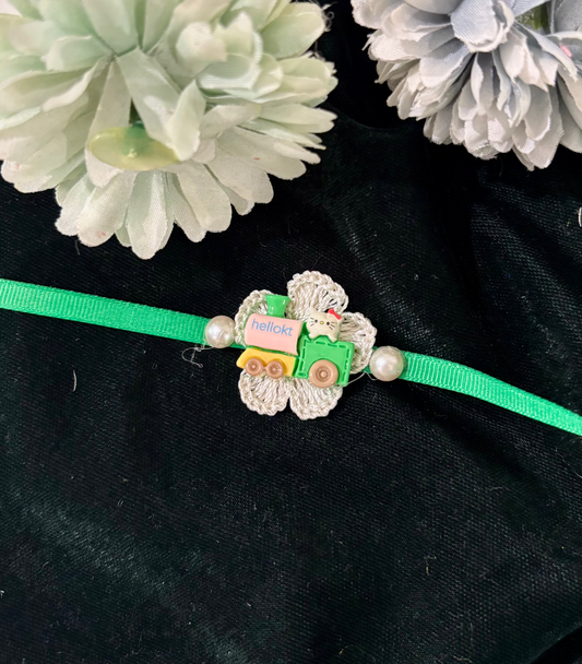 Hello Kitty Train Rakhi for Small Girls