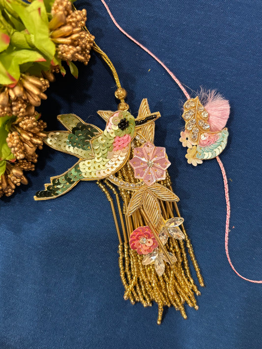 Hummingbird Rakhi Lumba Set