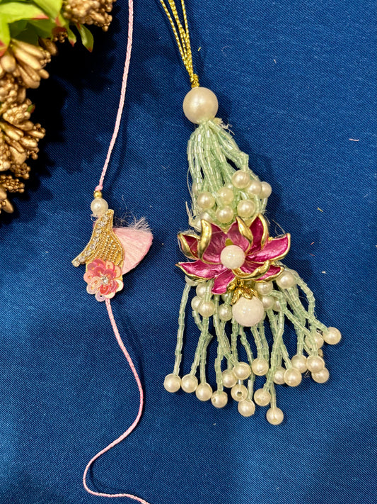 Modern Style Rakhi Lumba Set