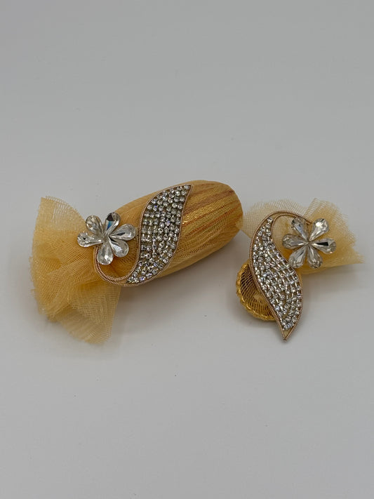 Gat Nariyal Pair in Peach